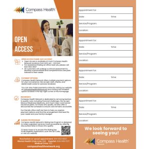 Open Access Rack Card
