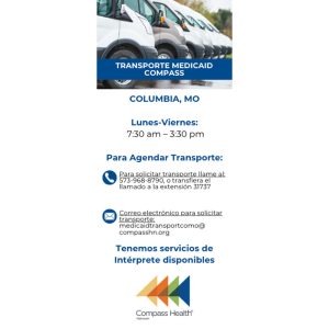 Compass Medicaid Transportation Rack Card – Spanish
