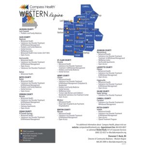 Western Region Legislative Map