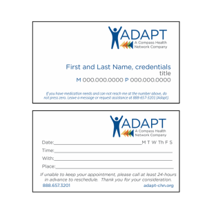 Adapt Nurses Business Card
