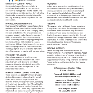 Adapt Programs and Services