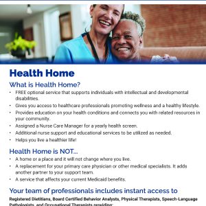 DD Health Home – What is Health Home