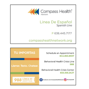 Spanish Line Business Cards