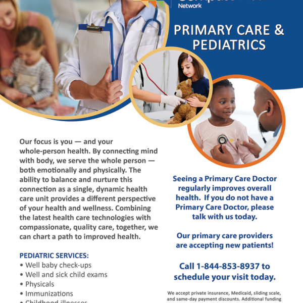 Primary Care and Pediatrics Marketing Sheet