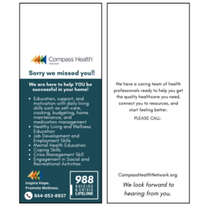 Clustered Apartments Door Hanger