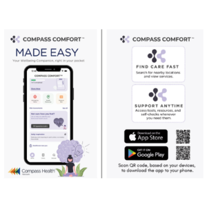 Compass Comfort App Business Cards